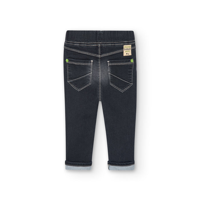 Pantalón Denim Black Para Niño BOBOLI
