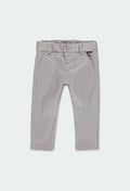 Pantalón elástico Gabardina Gris BOBOLI