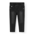 Pantalón Felpa Denim Black Para Niña BOBOLI