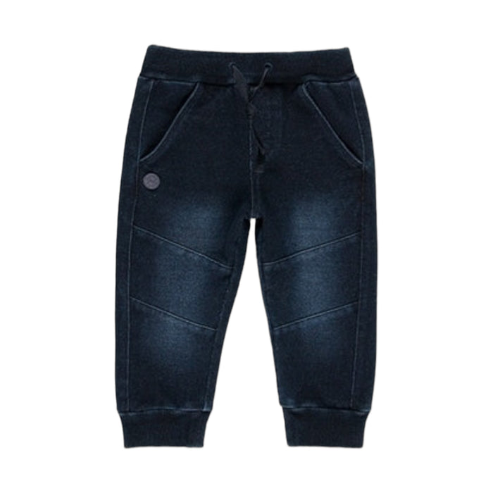 Pantalón felpa niño mezclilla BOBOLI
