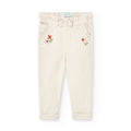 Pantalón Gabardina Créme Para Niña BOBOLI