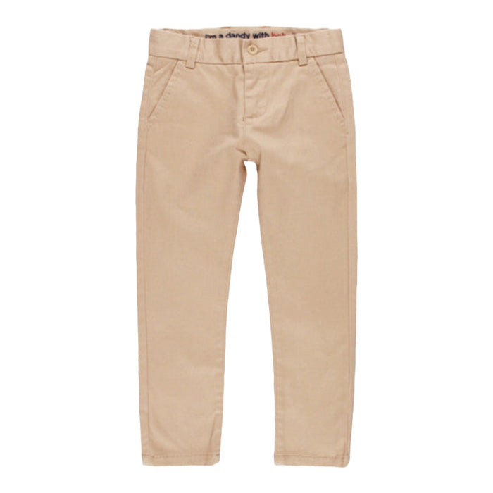 Pantalón Gabardina Elástico Caqui BOBOLI