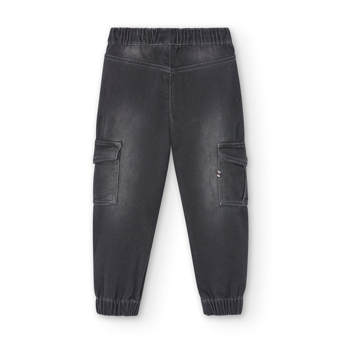 Pantalón Jogger  Denim De Punto Para Niño BOBOLI