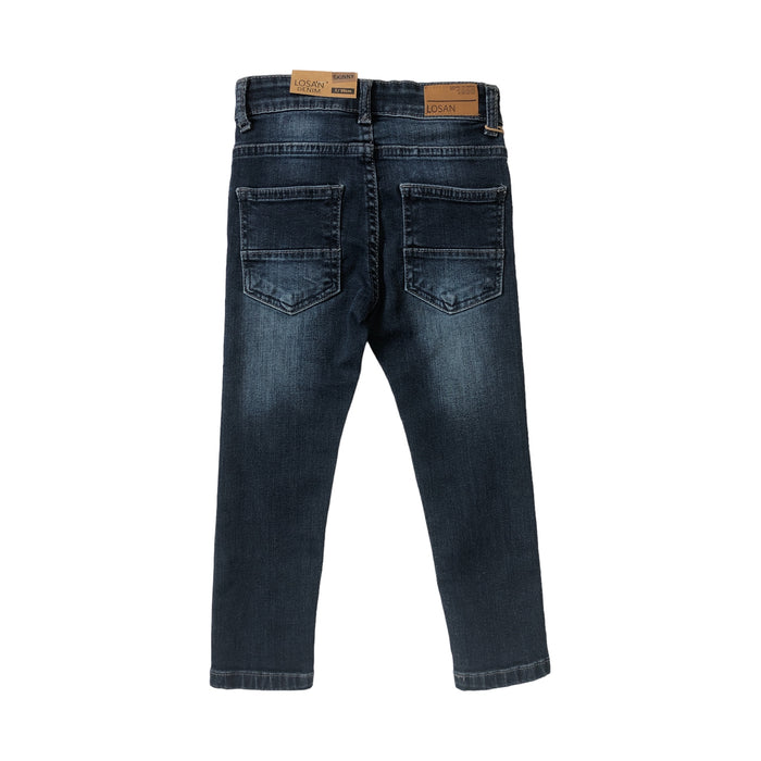 Pantalón Mezclilla Obscuro Para Niño Losan