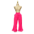 Pantalón Plumas Fucsia LC