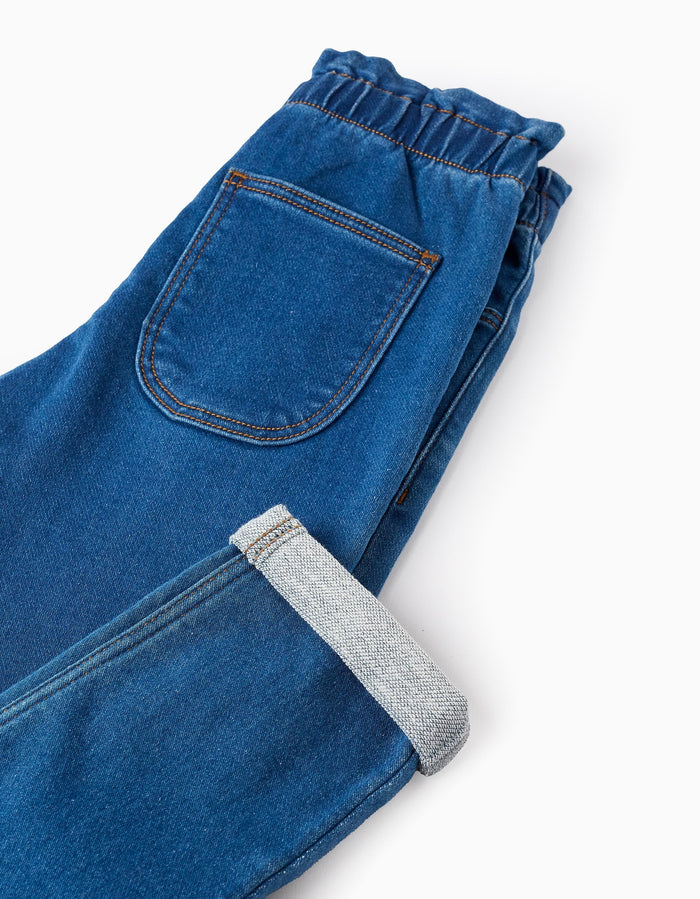 Pantalón Vaquero Para Niña Paperbag Azul ZIPPY