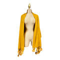 Pashmina Amarillo Larga Flecos/Pompones MUSSI