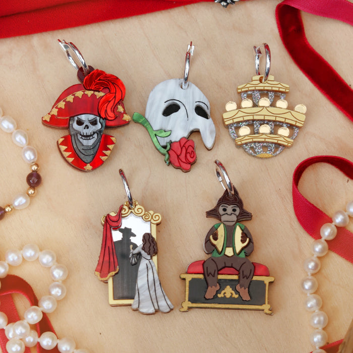 Phantom Mask Earrings