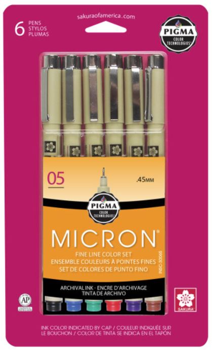 Pigma Micron Pen Sets - Colors