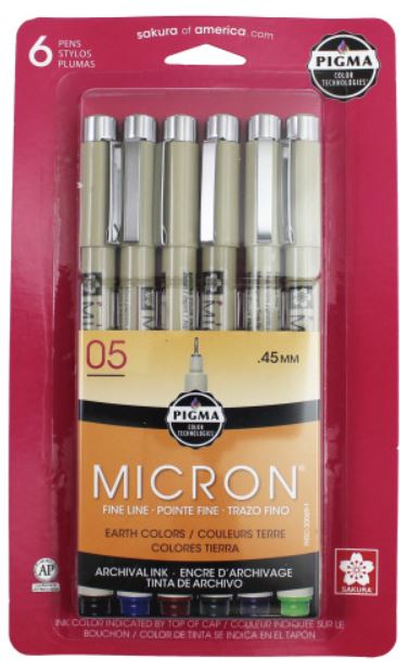 Pigma Micron Pen Sets - Colors