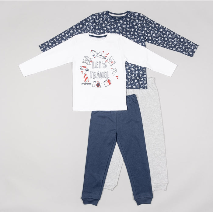 Pijama 4 Piezas Para Niño ZIPPY