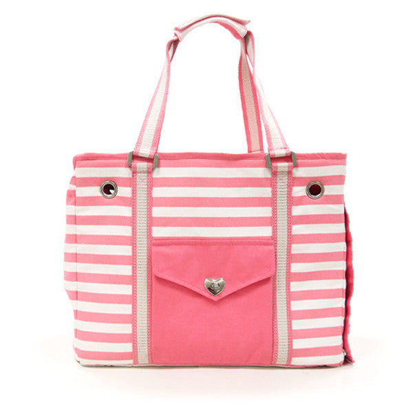 PINK TOTE DOG CARRIER, Carriers - Bones Bizzness