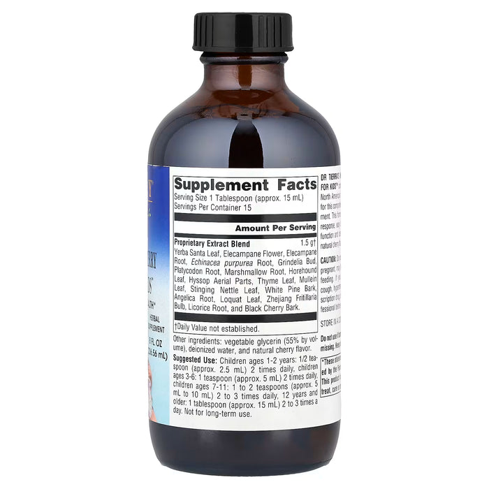 Planetary Herbals Dr. Tierra's Wild Cherry Bark Syrup for Kids