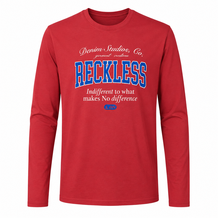 Playera "Beckless" Para Caballero Color Rojo LSN