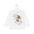 Playera Blanca Oso “Winter Is Coming I Like It Are You Ready” Bebé Niño Losan