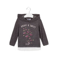 Playera Con Capucha "Brave & Sweet" Lentejuelas Losan