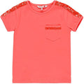 Playera coral punto elástico para niña BOBOLI