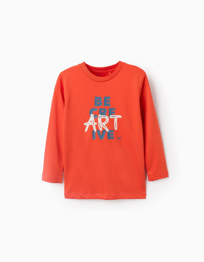 Playera De Manga Larga Para Niño "Art" ZIPPY