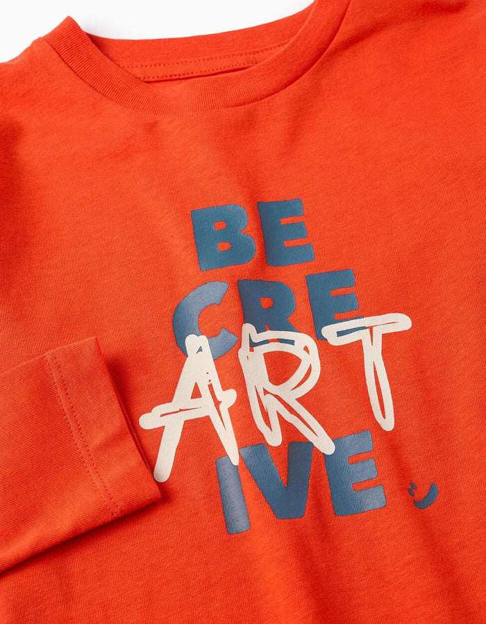 Playera De Manga Larga Para Niño "Art" ZIPPY