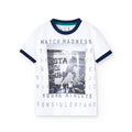 Playera De Punto Blanco Para Niño BOBOLI