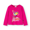 Playera De Punto Elástico Para Niña Color Rosa BOBOLI