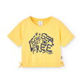 Playera De Punto Flamé Amarilla Para Niña BOBOLI