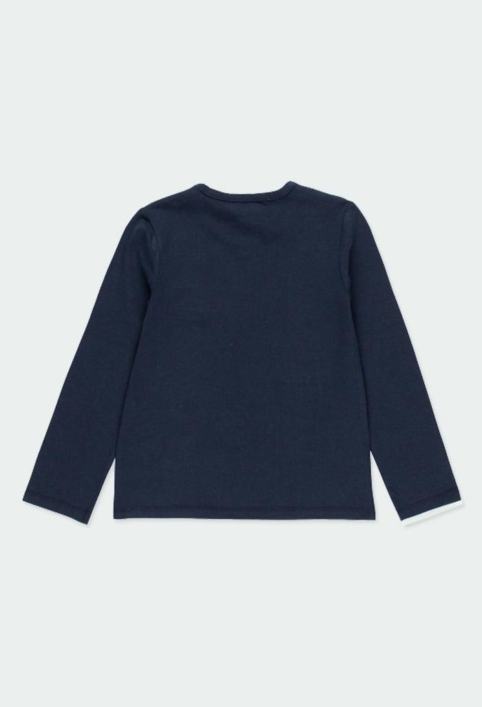 Playera de punto floral para niña BOBOLI