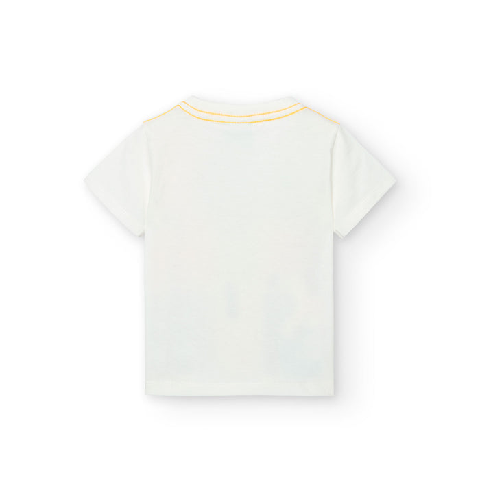 Playera De Punto “Look On The Bright Side” Para Niño BOBOLI