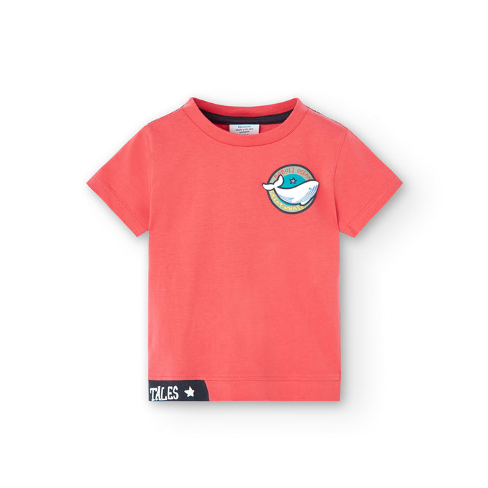 Playera De Punto “Whale” Para Niño BOBOLI