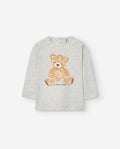 Playera Gris "My Favorite Friend" Para Bebé Niña Losan