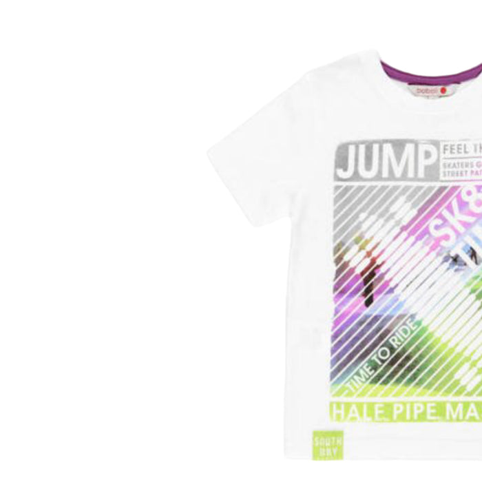 Playera "JUMP FEEL THE VIBES" para niño BOBOLI