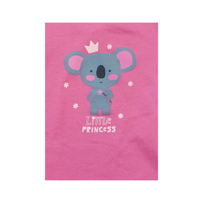 Playera Koala Manga Corta "Little Princess" Para Bebé Niña Losan