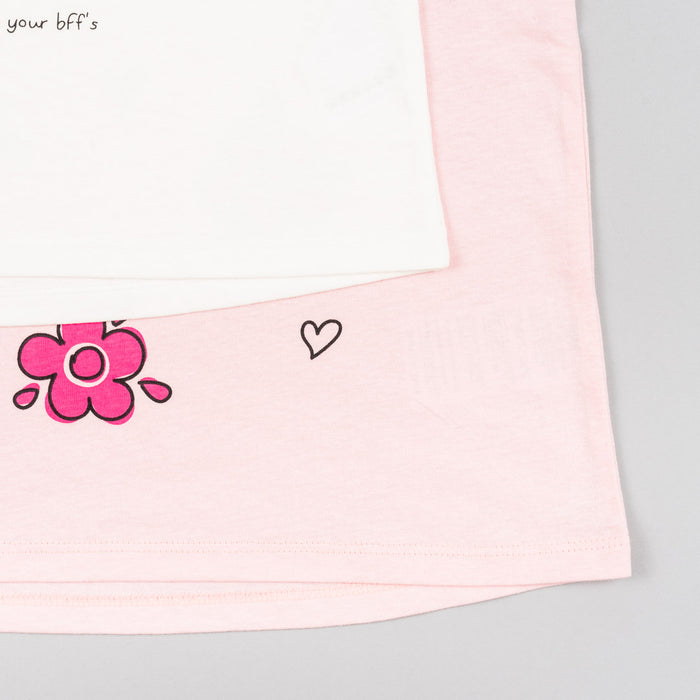 Playera Manga Larga 2 Piezas "Harajuku" Para Niña ZIPPY