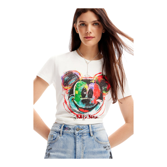 Playera mickey blanco DESIGUAL