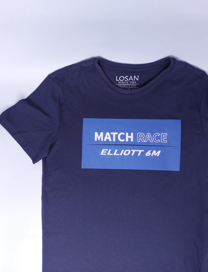 Playera Para Caballero Azul "Match Rsce Elliott 6M" LSN