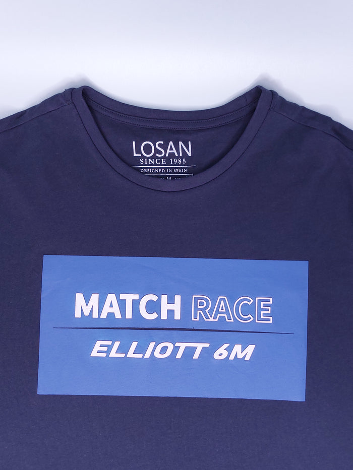 Playera Para Caballero Azul "Match Rsce Elliott 6M" LSN
