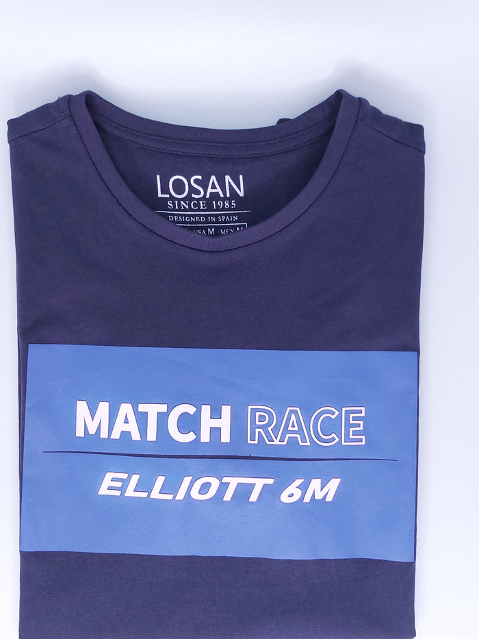 Playera Para Caballero Azul "Match Rsce Elliott 6M" LSN