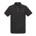 Playera Polo Lisa Color Negro Rock Hampton Polo Team