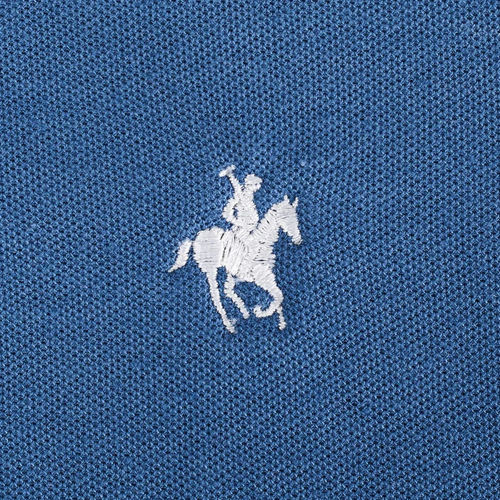 Playera Polo Lisa Color Petroleo Rock Hampton Polo Team