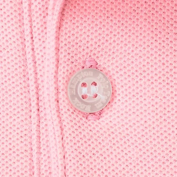 Playera Polo Lisa Color Rosa Rock Hampton Polo Team