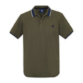 Playera Polo Olivo Bordado Rock Hampton Polo Team