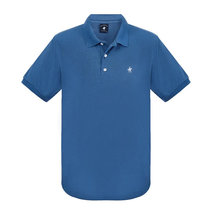 Playera Polo Petróleo Clásica Para Caballero Rock Hampton Polo Team
