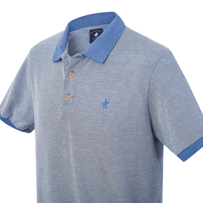 Playera Polo Petróleo Para Caballero Rock Hampton Polo Team
