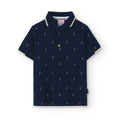 Playera Polo Pique Estampado Anclas Para Niño BOBOLI