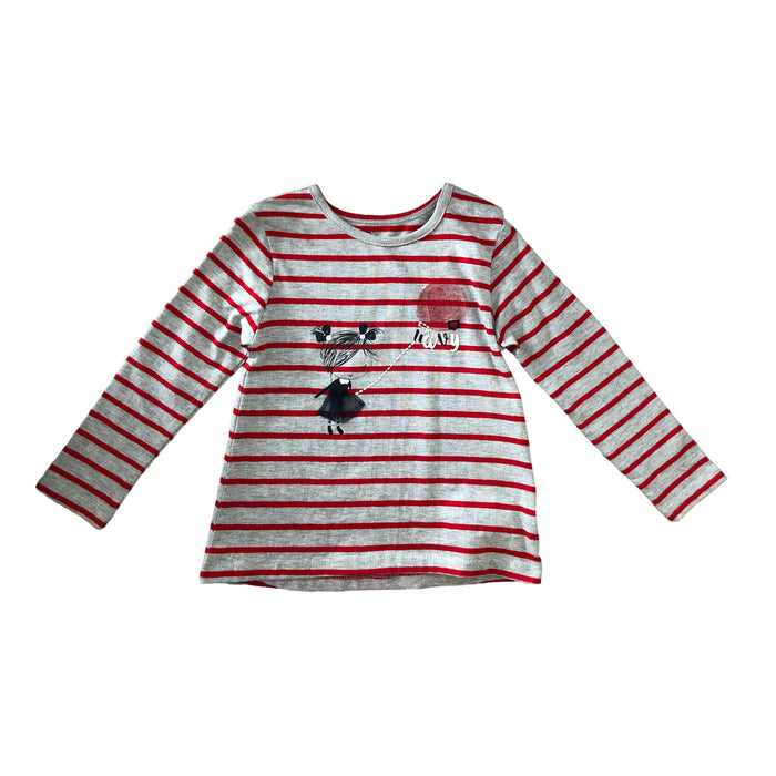 Playera Rayas Para Bebé Niña Losan