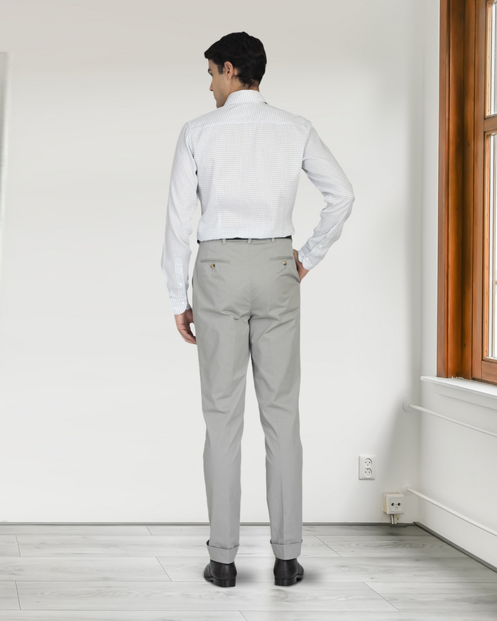 Pleated Dark Grey Dress Pant