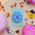 Polly Jewel Brooch Blue