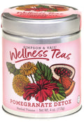 Pomegranate Detox - Herbal Wellness Tea - 4oz Tin