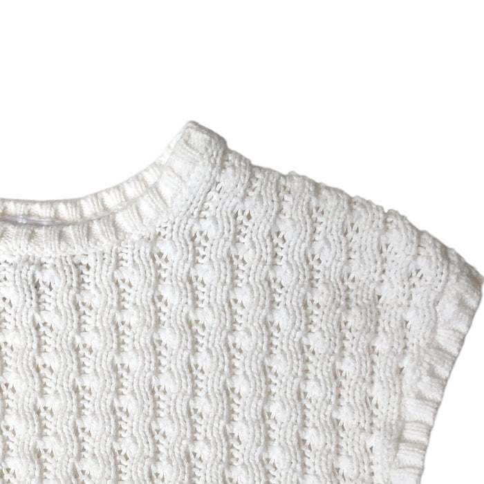 Poncho Tejido Color Blanco Para Bebé Niña Carter’s