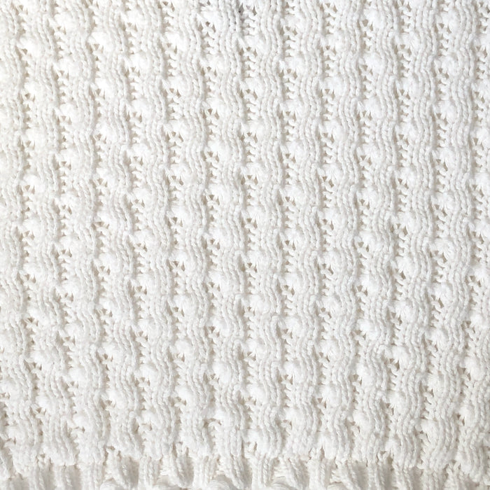 Poncho Tejido Color Blanco Para Bebé Niña Carter’s